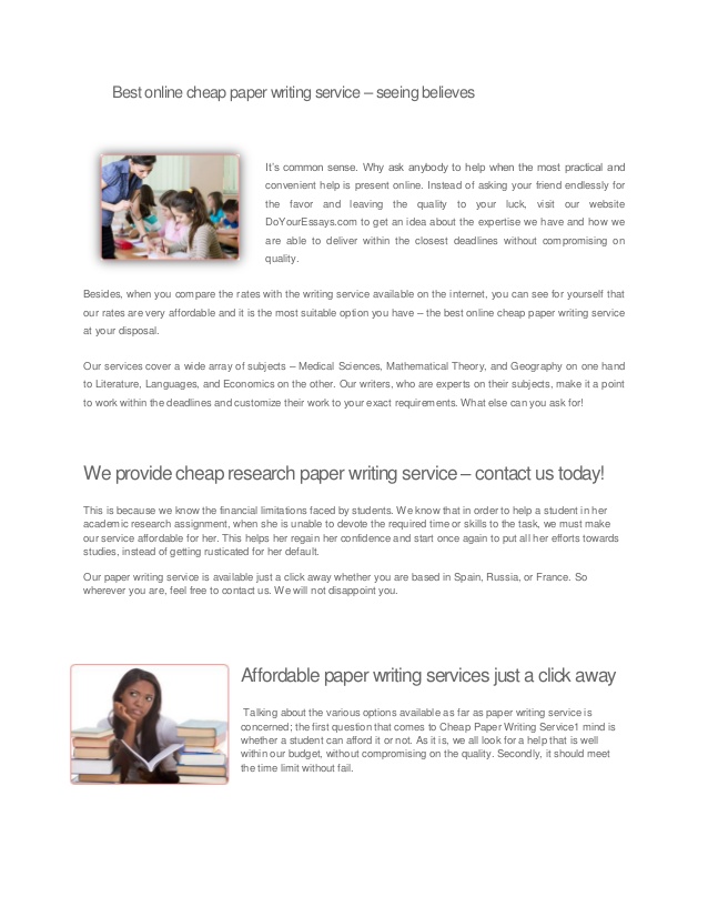 Online paper writing