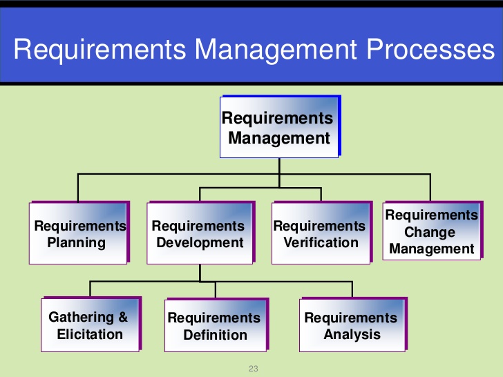 Project management requirements